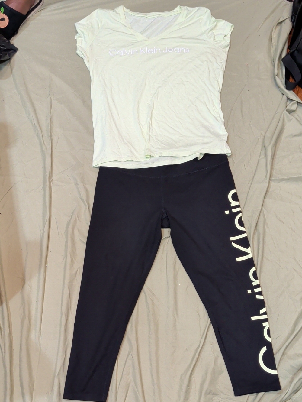 Calvin Klein Black Logo Leggings - Calvin Klein Jeans